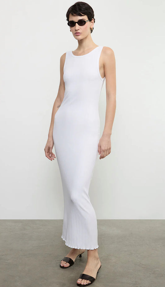 Lettuce Edge Boatneck Dress