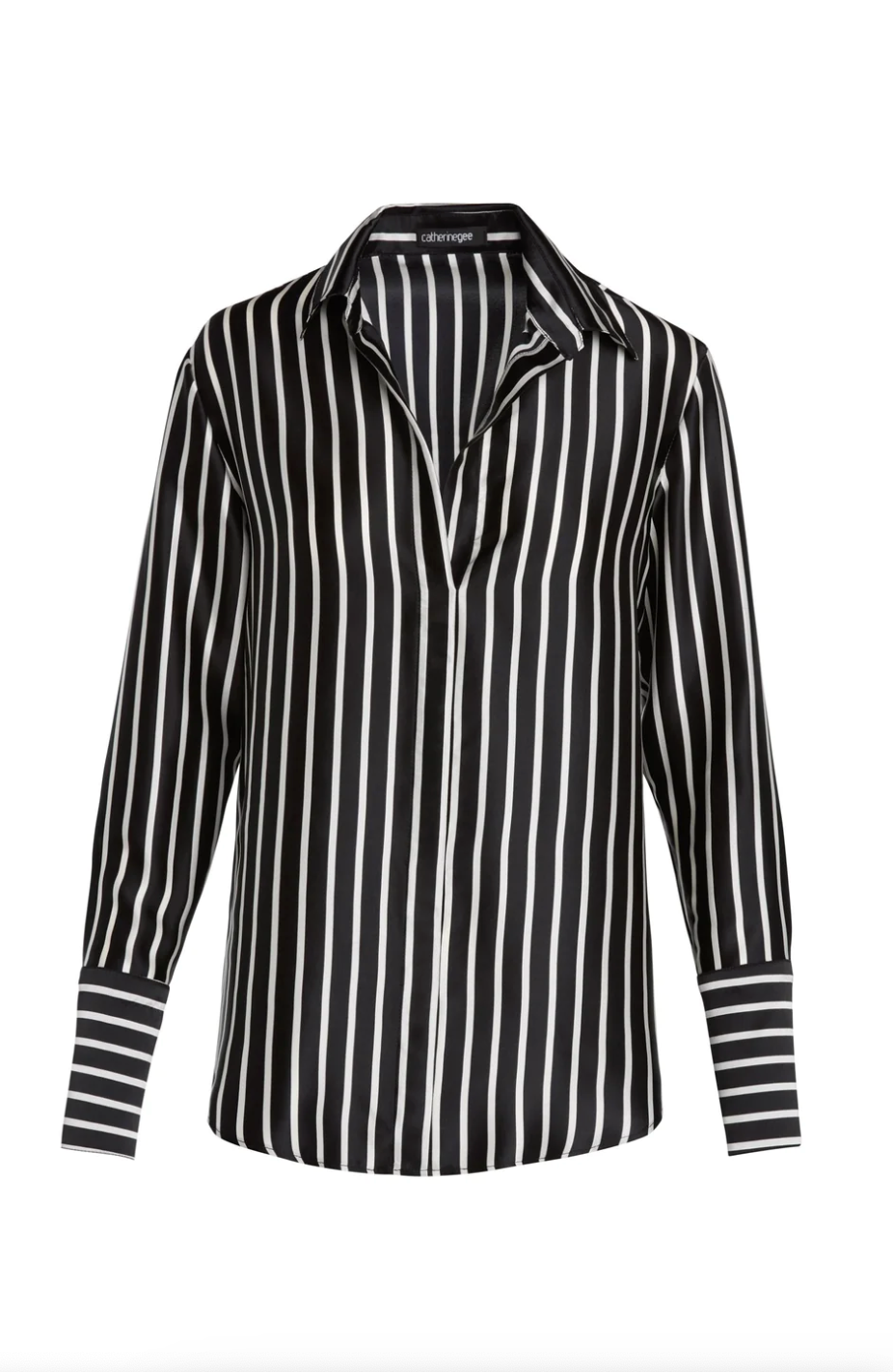 Daria French Cuff Silk Blouse