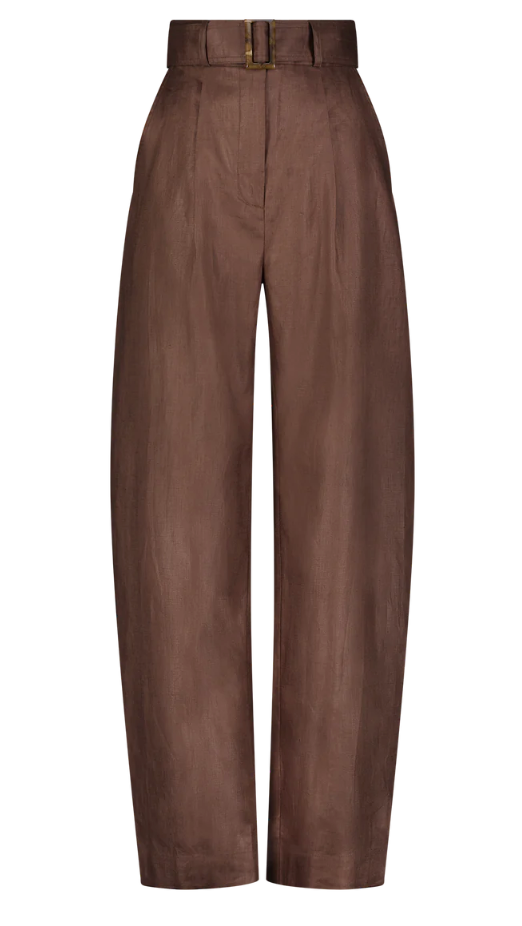 Barrel Pleated Trouser