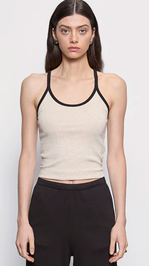 Cotton Classic Ringer Scoop Tank