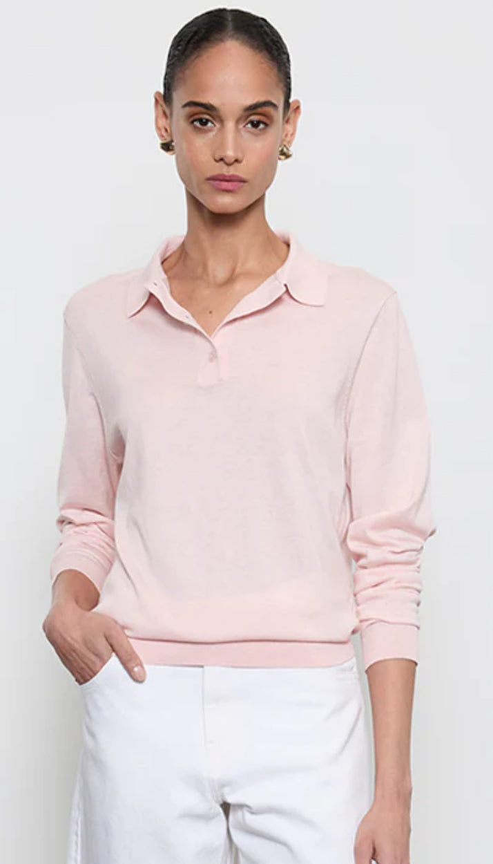 Silk Knit Polo