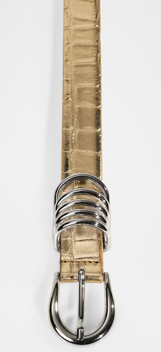 Hollyhock Mirror Croco