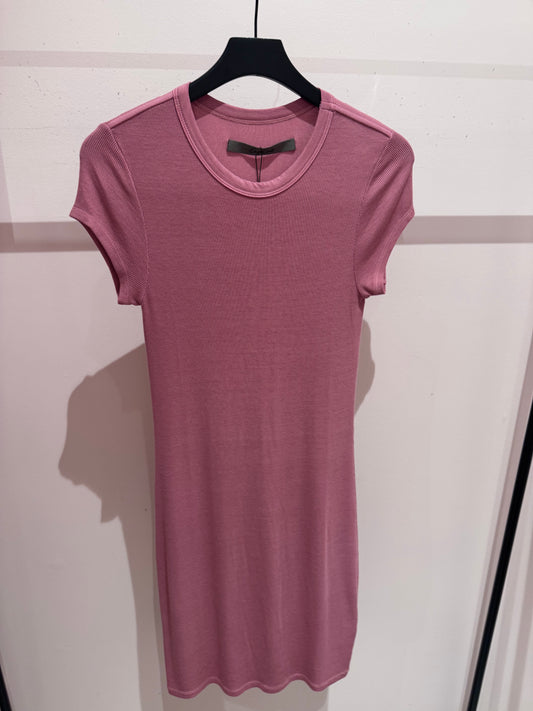 Silk Rib Cap Sleeve Mini