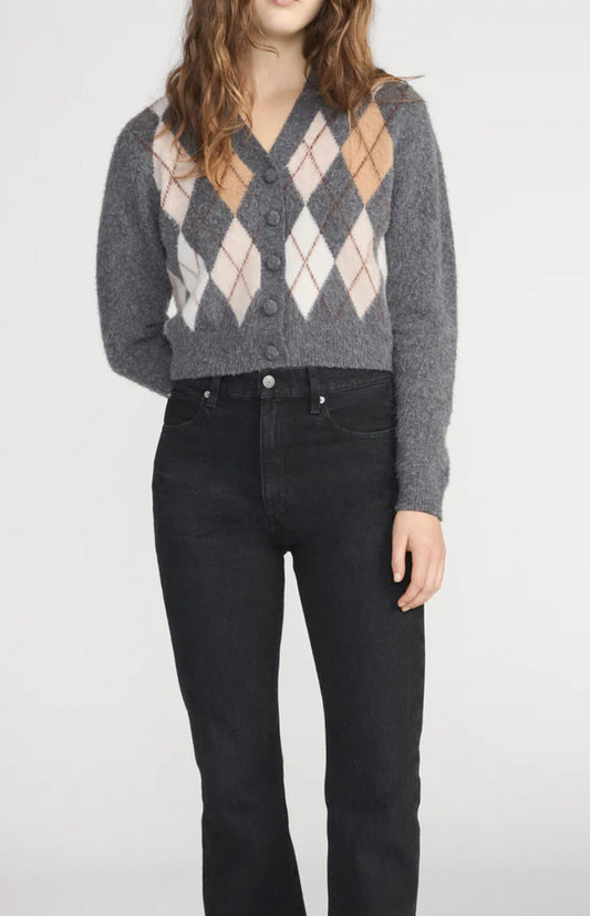 The Brushed Argyle Cardi