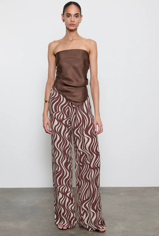 Wave Print Resort Pant