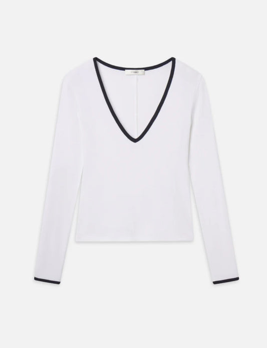 The Sporty V Neck Top