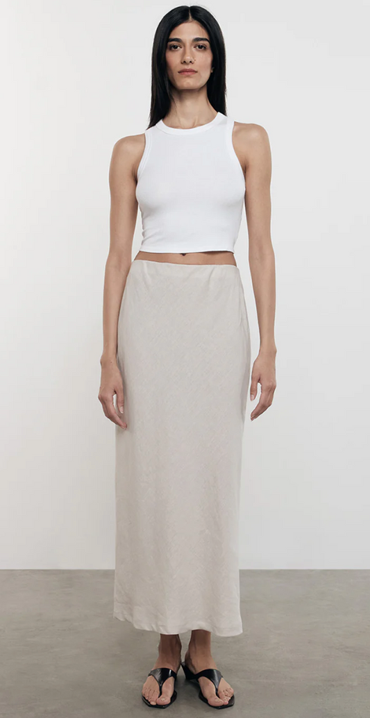 Cropped Bold Sheath Tank