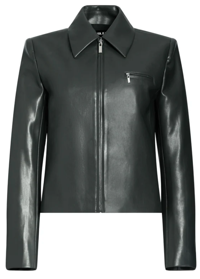 Asha Faux Leather Jacket