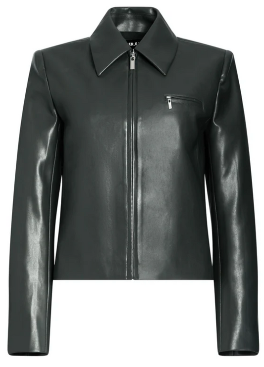 Asha Faux Leather Jacket