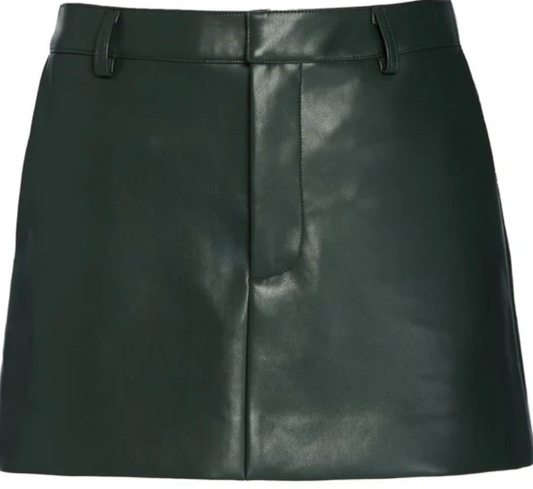 Emilia Faux Leather Mini Skirt