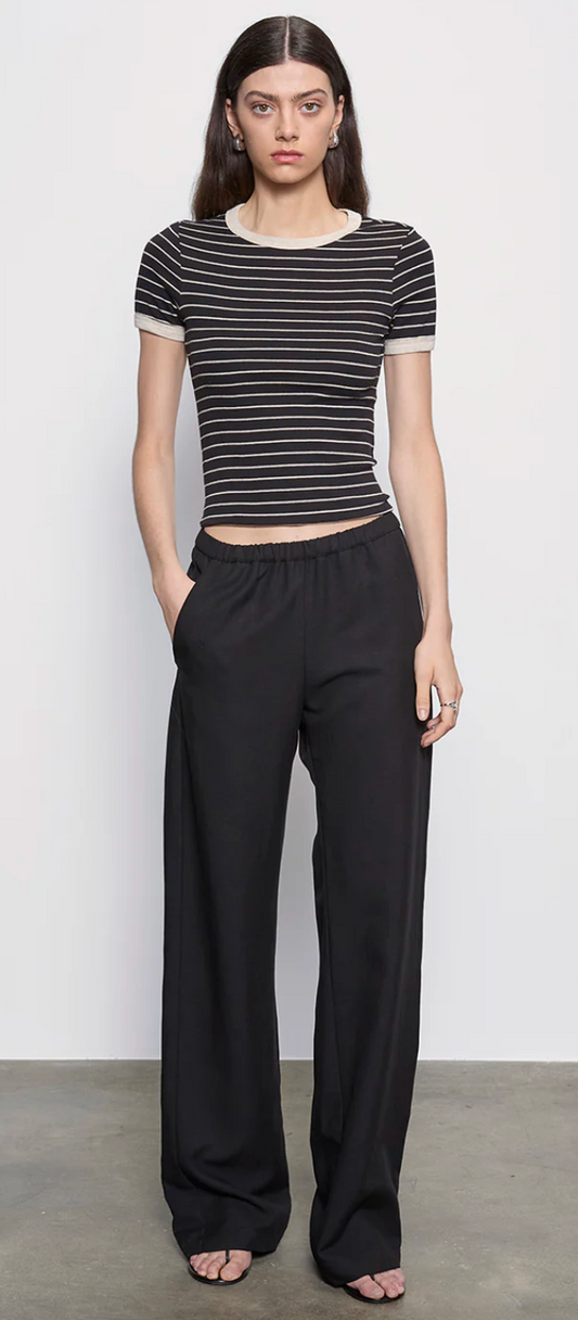 Cotton Stripe Classic S/S Tee